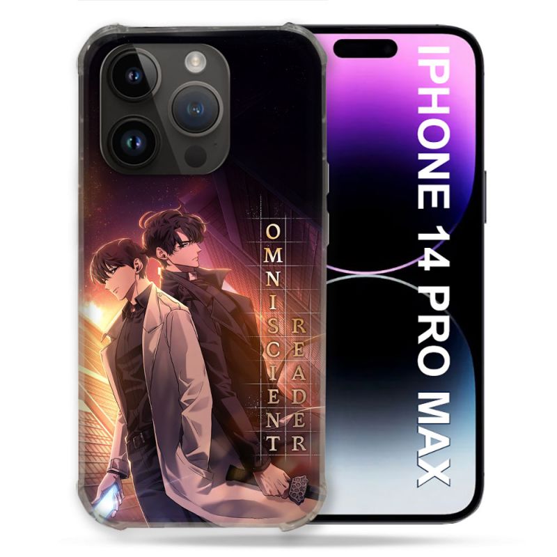 Coque Renforcée Pour Iphone 14 Pro Plus Manga Lecteur Omniscient Affiche