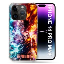 Coque Renforcée Pour Iphone 14 Pro Plus Manga My Hero Academia Shoto Portrait