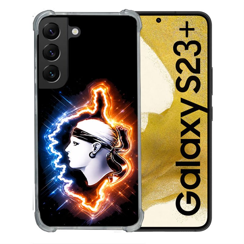 Coque Renforcée Pour Samsung Galaxy S23 Plus Voyage Corse Brillante