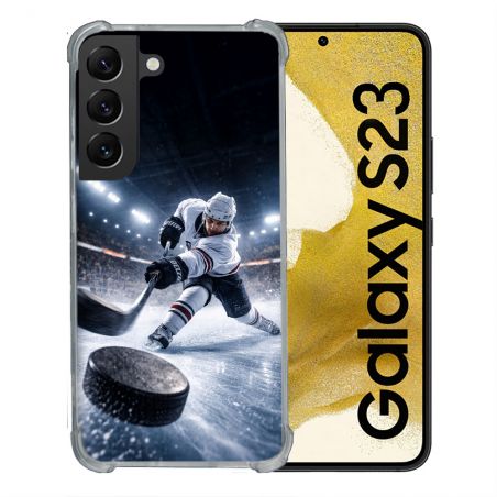 Coque Renforcée Pour Samsung Galaxy S23 Sport Hockey sur Glace
