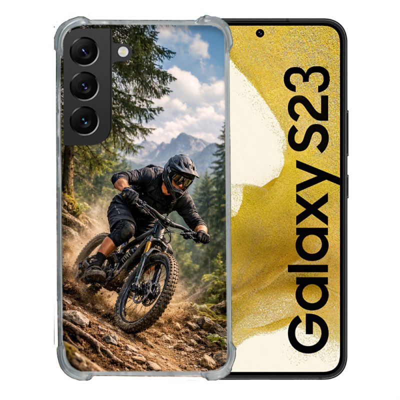 Coque Renforcée Pour Samsung Galaxy S23 Sport VTT Montagne