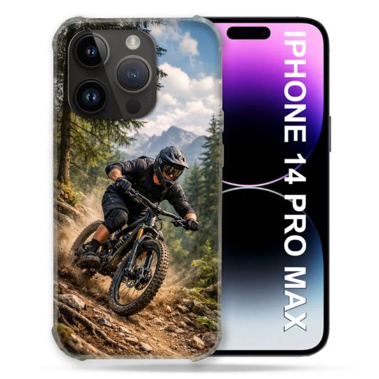 Coque Renforcée Pour Iphone 14 Pro Plus Sport VTT Montagne