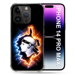 Coque Renforcée Pour Iphone 14 Pro Plus Voyage Corse Brillante