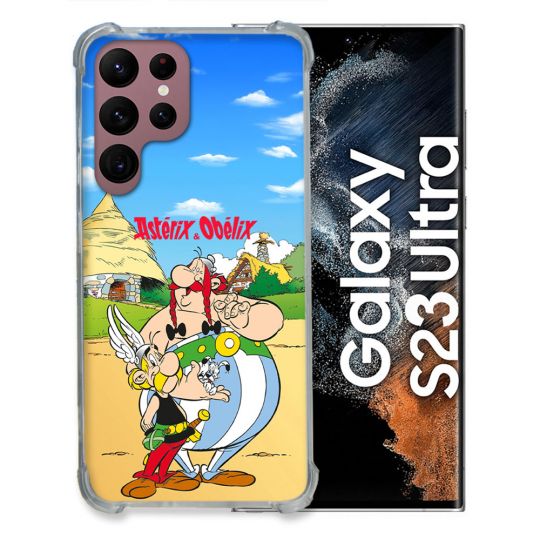 Coque Renforcée Pour Samsung Galaxy S23 Ultra Astérix Obélix Color