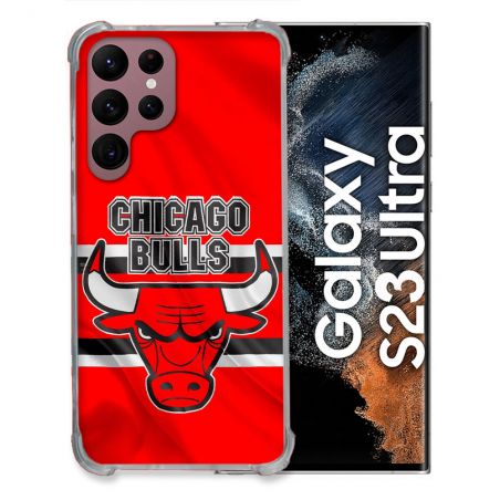 Coque Renforcée Pour Samsung Galaxy S23 Ultra Basket Chicago Bulls