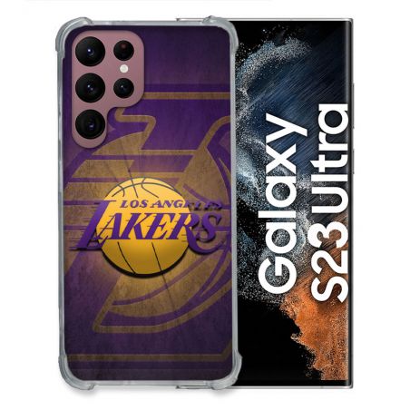 Coque Renforcée Pour Samsung Galaxy S23 Ultra Basket Los Angeles Lakers