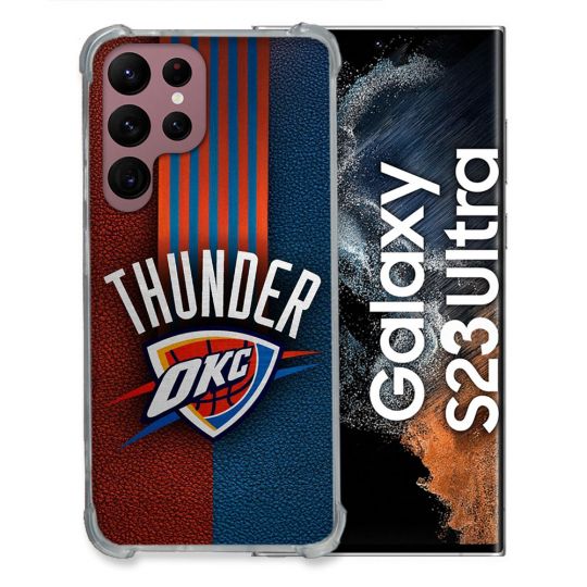Coque Renforcée Pour Samsung Galaxy S23 Ultra Basket Oklahoma City Thunder