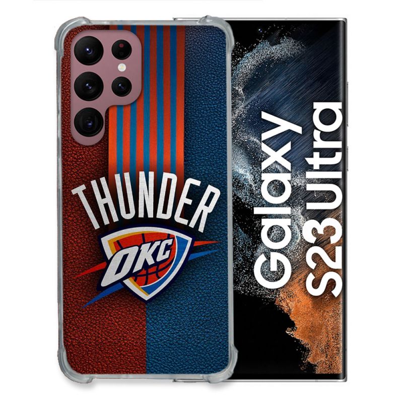 Coque Renforcée Pour Samsung Galaxy S23 Ultra Basket Oklahoma City Thunder