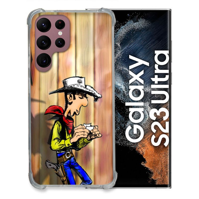 Coque Renforcée Pour Samsung Galaxy S23 Ultra Lucky Luke
