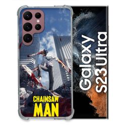 Coque Renforcée Pour Samsung Galaxy S23 Ultra Manga Chainsaw Man Denji