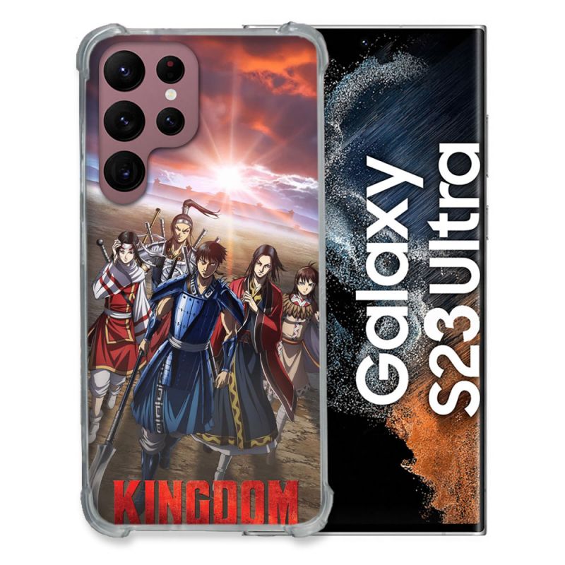 Coque Renforcée Pour Samsung Galaxy S23 Ultra Manga Kingdom Affiche
