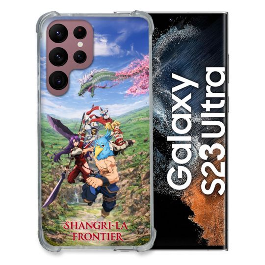 Coque Renforcée Pour Samsung Galaxy S23 Ultra Manga Shangri La Frontier Affiche