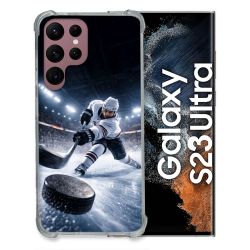 Coque Renforcée Pour Samsung Galaxy S23 Ultra Sport Hockey sur Glace