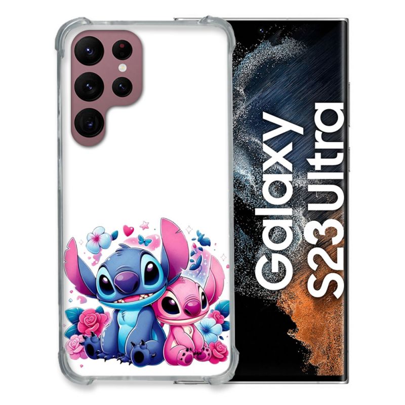 Coque Renforcée Pour Samsung Galaxy S23 Ultra Stitch Love