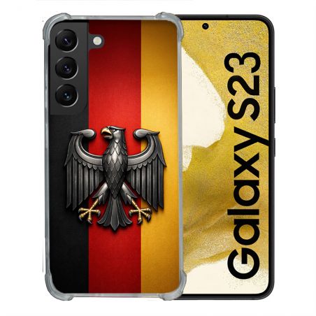 Coque Renforcée Pour Samsung Galaxy S23 Voyage Drapeau Allemagne