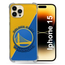 Coque Renforcée Pour Iphone 15 Basket Golden State Warriors
