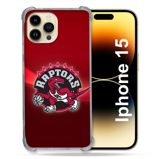 Coque Renforcée Pour Iphone 15 Basket Toronto Raptors