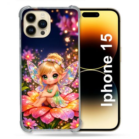 Coque Renforcée Pour Iphone 15 Fantastique Fee Kawaii