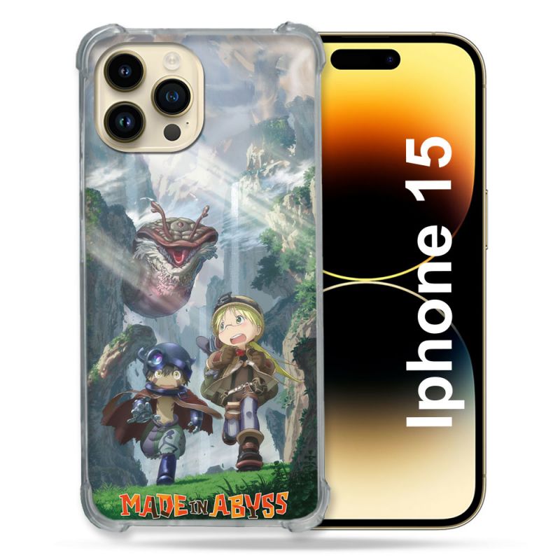 Coque Renforcée Pour Iphone 15 Manga Made In Abyss Affiche