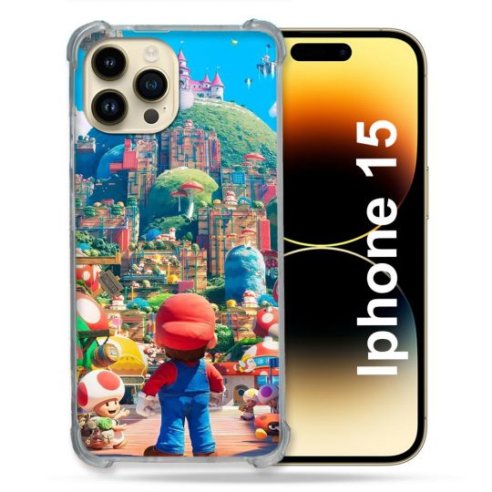 Coque Renforcée Pour Iphone 15 Nintendo World