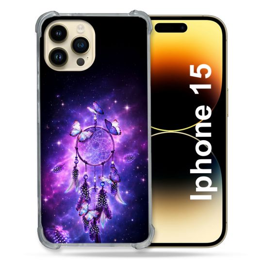 Coque Renforcée Pour Iphone 15 Zen Attrape Reve Papillon 2026