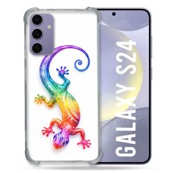 Coque Renforcée Pour Samsung Galaxy S24 Animal Salamandre Color 2026