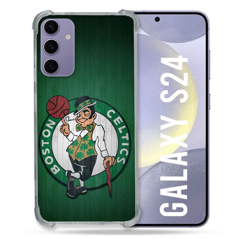 Coque Renforcée Pour Samsung Galaxy S24 Basket Boston Celtics
