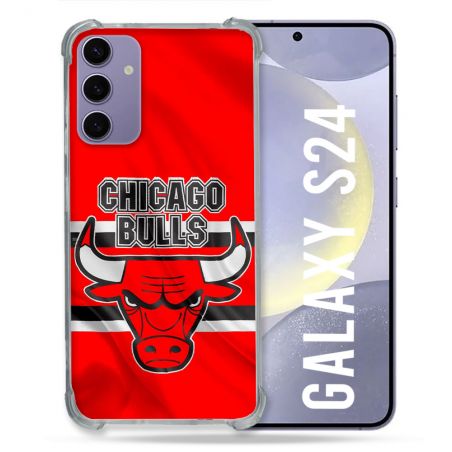 Coque Renforcée Pour Samsung Galaxy S24 Basket Chicago Bulls