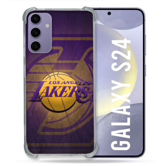 Coque Renforcée Pour Samsung Galaxy S24 Basket Los Angeles Lakers