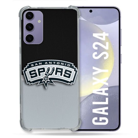 Coque Renforcée Pour Samsung Galaxy S24 Basket San Antonio Spurs