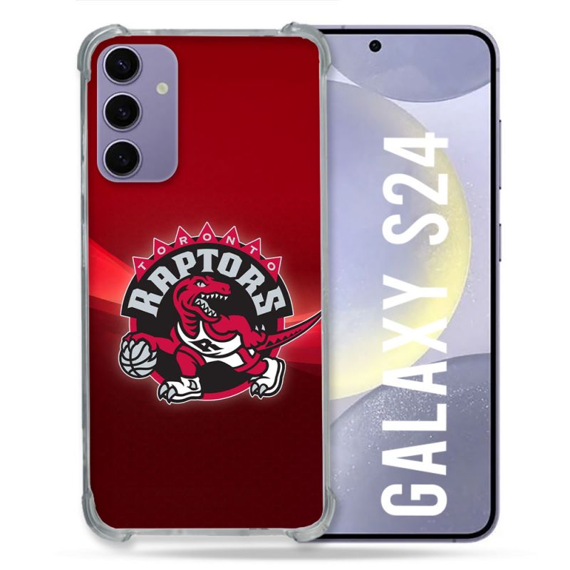 Coque Renforcée Pour Samsung Galaxy S24 Basket Toronto Raptors