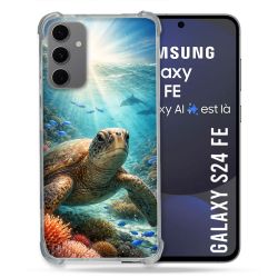 Coque Renforcée Pour Samsung Galaxy S24 FE Animal Tortue Marine