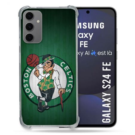 Coque Renforcée Pour Samsung Galaxy S24 FE Basket Boston Celtics