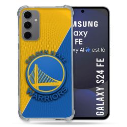 Coque Renforcée Pour Samsung Galaxy S24 FE Basket Golden State Warriors