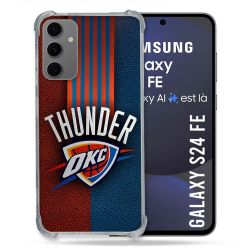 Coque Renforcée Pour Samsung Galaxy S24 FE Basket Oklahoma City Thunder