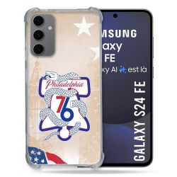Coque Renforcée Pour Samsung Galaxy S24 FE Basket Philadelphia 76ers