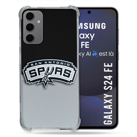 Coque Renforcée Pour Samsung Galaxy S24 FE Basket San Antonio Spurs