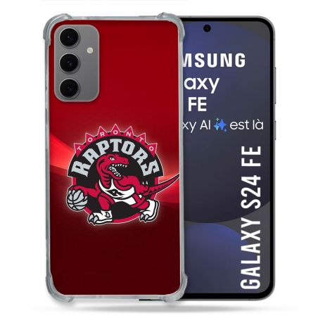 Coque Renforcée Pour Samsung Galaxy S24 FE Basket Toronto Raptors