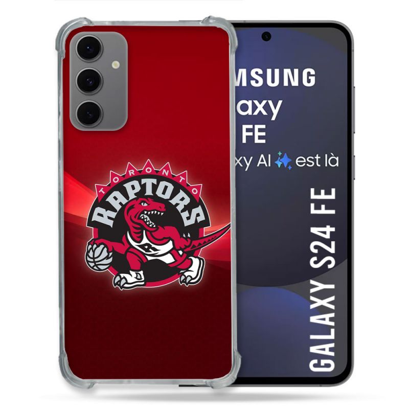 Coque Renforcée Pour Samsung Galaxy S24 FE Basket Toronto Raptors