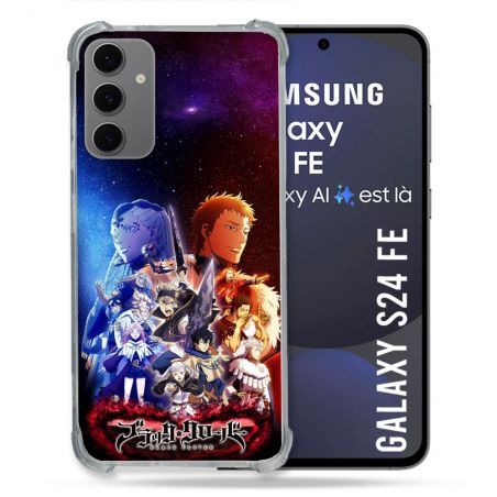 Coque Renforcée Pour Samsung Galaxy S24 FE Manga Black Clover Affiche