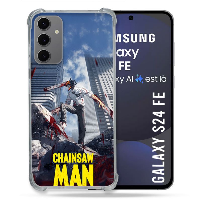 Coque Renforcée Pour Samsung Galaxy S24 FE Manga Chainsaw Man Denji