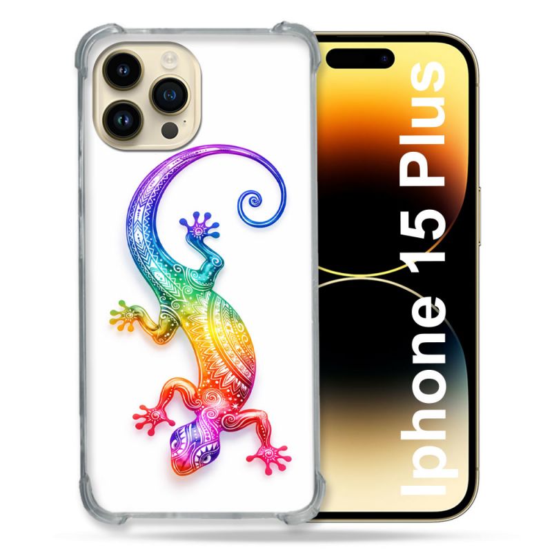 Coque Renforcée Pour Iphone 15 Plus Animal Salamandre Color 2026