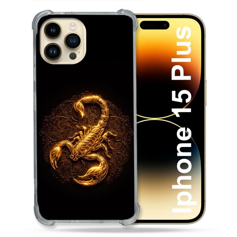 Coque Renforcée Pour Iphone 15 Plus Animal Scorpion Fresque 2026