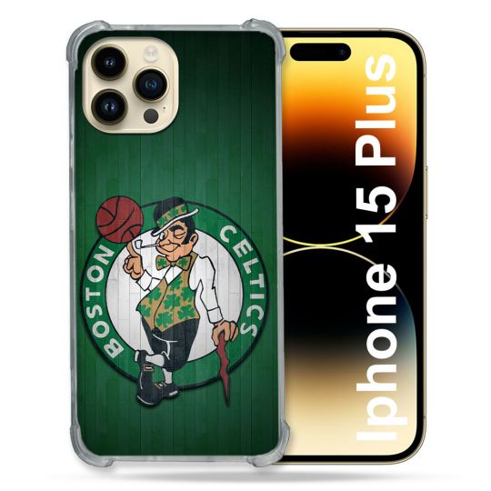 Coque Renforcée Pour Iphone 15 Plus Basket Boston Celtics