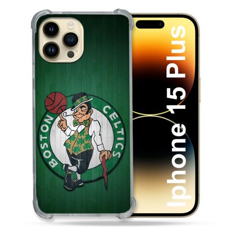 Coque Renforcée Pour Iphone 15 Plus Basket Boston Celtics