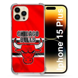 Coque Renforcée Pour Iphone 15 Plus Basket Chicago Bulls