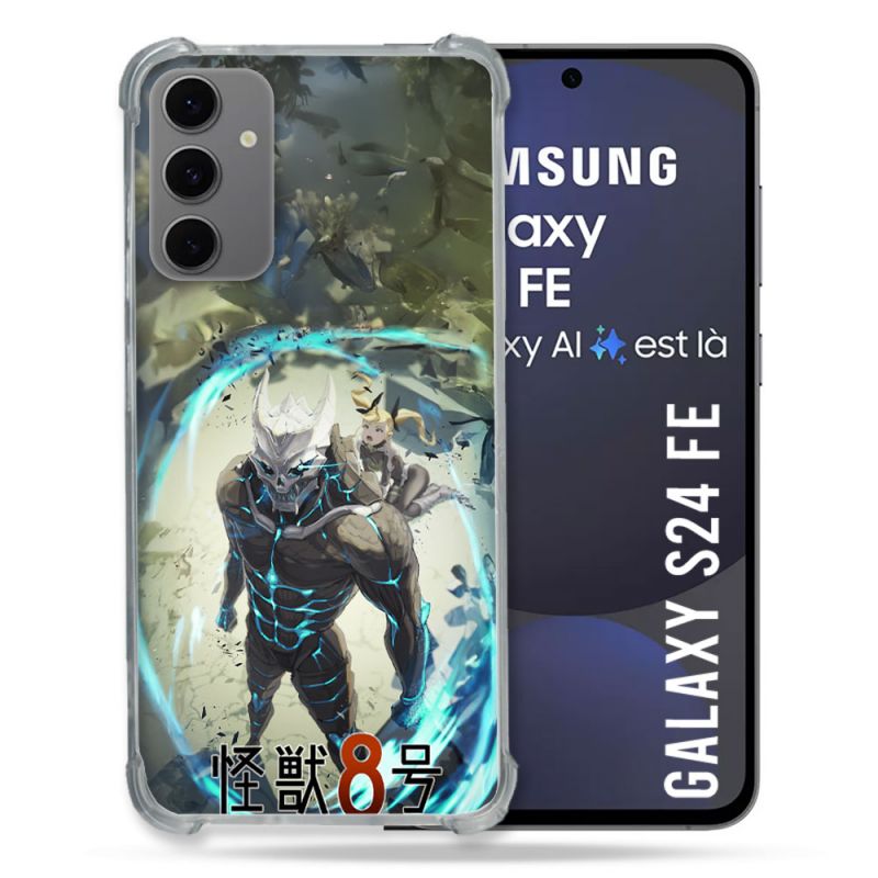 Coque Renforcée Pour Samsung Galaxy S24 FE Manga Kaiju N° 8 Kafka Hibino