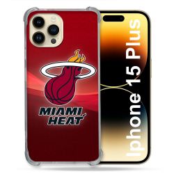 Coque Renforcée Pour Iphone 15 Plus Basket Miami Heat