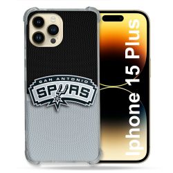 Coque Renforcée Pour Iphone 15 Plus Basket San Antonio Spurs