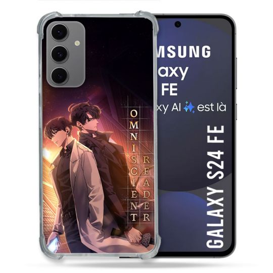 Coque Renforcée Pour Samsung Galaxy S24 FE Manga Lecteur Omniscient Affiche